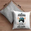 Trendation - Lustige Gamer Deko-Kissen mit Füllung 40x40 Produktbild-Vorschau 4