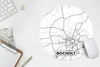 MuchoWow® Mauspad Mousepad Stadtplan - Bocholt - Karte Produktbild-Vorschau 5