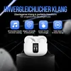 Marketing image for Strex Bluetooth headphones, showcasing features with icons and text. Voir les images du produit