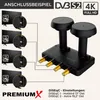 PremiumX Quad Monoblock LNB 6° PXMB-6Q Sat für 4 Teilnehmer Produktbild-Vorschau 5