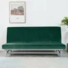 Elastischer Velours-Bezug für Schlafsofa / Couch 190–210 cm Produktbild-Vorschau 2
