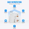 Chargeur USB 25W avec USB-A & USB-C – GaN – Blanc – PD 3.0 Voir les images du produit 4