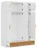 Merax Kinder-Kleiderschrank mit 3 Türen, Kleiderstange und Produktbild-Vorschau 8