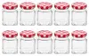10er-Set kleine Einmachgläser, 50 ml – quadratische Produktbild-Vorschau 4