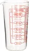 A clear, front-facing shot of a Pyrex measuring cup with red markings for volume and weight. Podgląd zdjęcia produktu