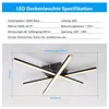 IMPTS LED Deckenleuchte 16W Modern Deckenlampe Schwarz mit Produktbild-Vorschau 2