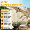Angel Living 250cm Halbrund Sonnenschirm, Produktbild-Vorschau 8