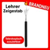 Lehrer Zeigestab teleskopisch ausziehbar Finger‑Pointer für Produktbild-Vorschau 1