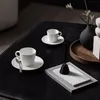 Piattino da caffè Villeroy & Boch Manufacture Rock - Bianco Anteprima dell’immagine prodotto 7