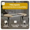 Mesa Comedor Extensible Redonda Ovo, Mesa Redonda Vista previa de la imagen del producto 3