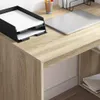 Biurko Komputerowe Sonoma Oak Materiał Drewnopochodny Podgląd zdjęcia produktu 4