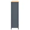 vidaXL Armadio a 3 ante Hill grey 127x50x170 cm in legno di Anteprima dell’immagine prodotto 8