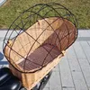 Wiklinowy koszyk na bagażnik dla psa lub kota. Transporter Podgląd zdjęcia produktu 4
