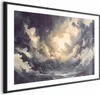 Posterpapier Poster - Epic Play of Light: The Sun Battling Produktbild-Vorschau 1