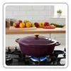 Emaillierte Gusseisen-Bratpfanne 6 l HAGE EGGPLANT Produktbild-Vorschau 6