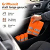 4 chalecos reflectantes para automóvil, según la norma ISO Vista previa de la imagen del producto 3