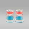 Nike Jordan 1 Mid "Sail Hot Lava Blue Chill" Blue, veľkosť: Náhľad obrázku produktu 6