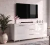 Große Kommode mit Schubladen Fernsehschrank HANA 3S Weiß Produktbild-Vorschau 2