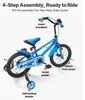 Vélo pour enfants SucceBuy, 16 pouces, avec stabilisateurs, Voir les images du produit 6