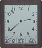 AMS Funk-Wanduhr, Funkwerk mit analoger Zeitanzeige und Produktbild-Vorschau 1