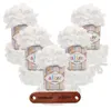5 x ALIZE Puffy 55 White mit Label Produktbild-Vorschau 1