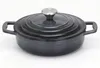 A dark gray cast iron pot with a silver lid knob and handles is shown against a white background. Produktbild-Vorschau