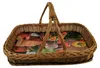 Weidentablett mit Querstange 50x35x29 cm Rechteckig Braun Produktbild-Vorschau 4