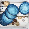 Marina zestaw 6 niebieskich talerzyków do ciasta Podgląd zdjęcia produktu 3