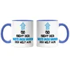 So sieht der beste Große Bruder der Welt aus Tasse Blau Produktbild-Vorschau 3