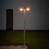 Lindby Außenleuchte Damion, 200 cm, 2-flammig, E27, IP44 Produktbild-Vorschau 2