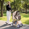Składany wózek dla psów COSTWAY, buggy dla psów z Podgląd zdjęcia produktu 2