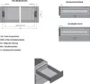 Schwerlastauszug 100kg Vollauszug 1 Paar Schubladenauszüge Produktbild-Vorschau 5