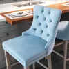 Set di 2 sgabelli da bar con rivestimento in velluto, Anteprima dell’immagine prodotto 10