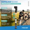Bomba de aire para bicicleta Fischer, modelo mini, Vista previa de la imagen del producto 12