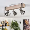 Villanuova moderne Deckenlampe aus Metall/Holz in Produktbild-Vorschau 4