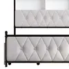 INONEFT Stauraumbett 160x200cm mit 4 Schubladen, Doppelbett Produktbild-Vorschau 12