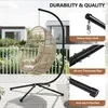 FCH Support pour fauteuil suspendu 150 kg, cadre en forme Voir les images du produit 5