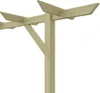 vidaXL Záhradná pergola 205x40x203 cm drevo Náhľad obrázku produktu 3