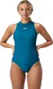 A woman wearing a teal Speedo swimsuit. Podgląd zdjęcia produktu