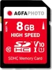 AgfaPhoto 8GB SDHC, 8192 MB, Secure Digital haute capacité Voir les images du produit 2