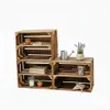 Cassa in legno fiammato 40x30x25 cm - Cassa per frutta Anteprima dell’immagine prodotto 1