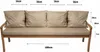 Coussins pour banc de jardin Beige| Coussin d'assise Voir les images du produit 3