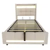 Flieks Polsterbett 90x200cm mit Ladefunktion (USB & Produktbild-Vorschau 1
