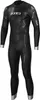 A full-body view of a black wetsuit with silver accents, presented on a white background. Produktbild-Vorschau