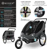 KESSER® Kinderanhänger Fahrradanhänger 360° Drehbar mit Produktbild-Vorschau 2