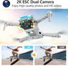 (Argent) FPV drone pliable quadricoptère caméra-évitement Voir les images du produit 2