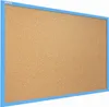 Korková nástěnka v barevném dřevěném rámu 90x60 cm – Modrá Náhled obrázku produktu 1