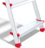 Baulich | Aluminium Haushaltsleiter - 3 Stufen - Max. Produktbild-Vorschau 4