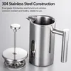 350ml/800ml/1000ml French Press kávovar Nerezová ocel Náhled obrázku produktu 4