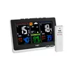 A digital weather station and its remote sensor are displayed against a white background. Produktbild-Vorschau